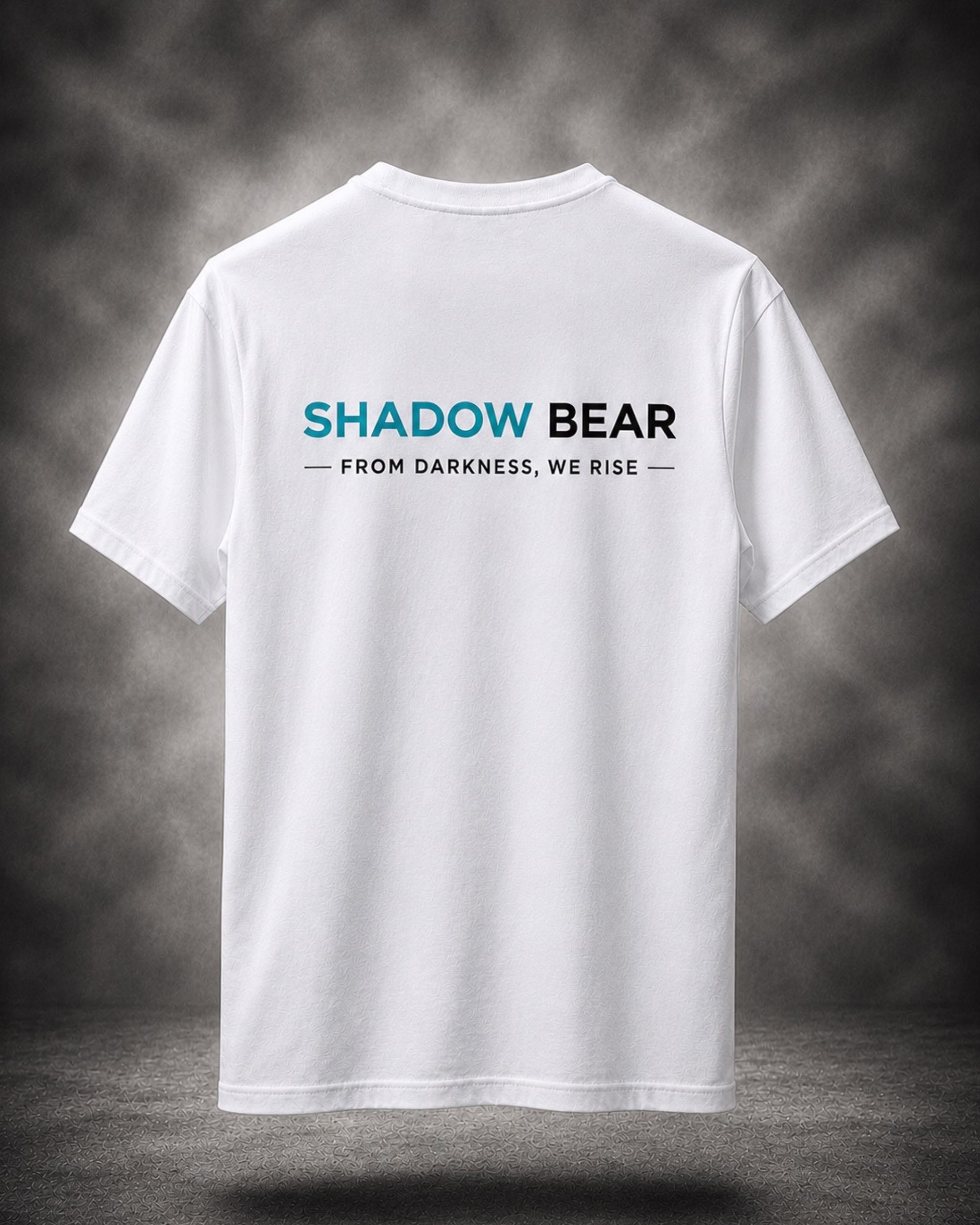 Shadow Bear Tee White