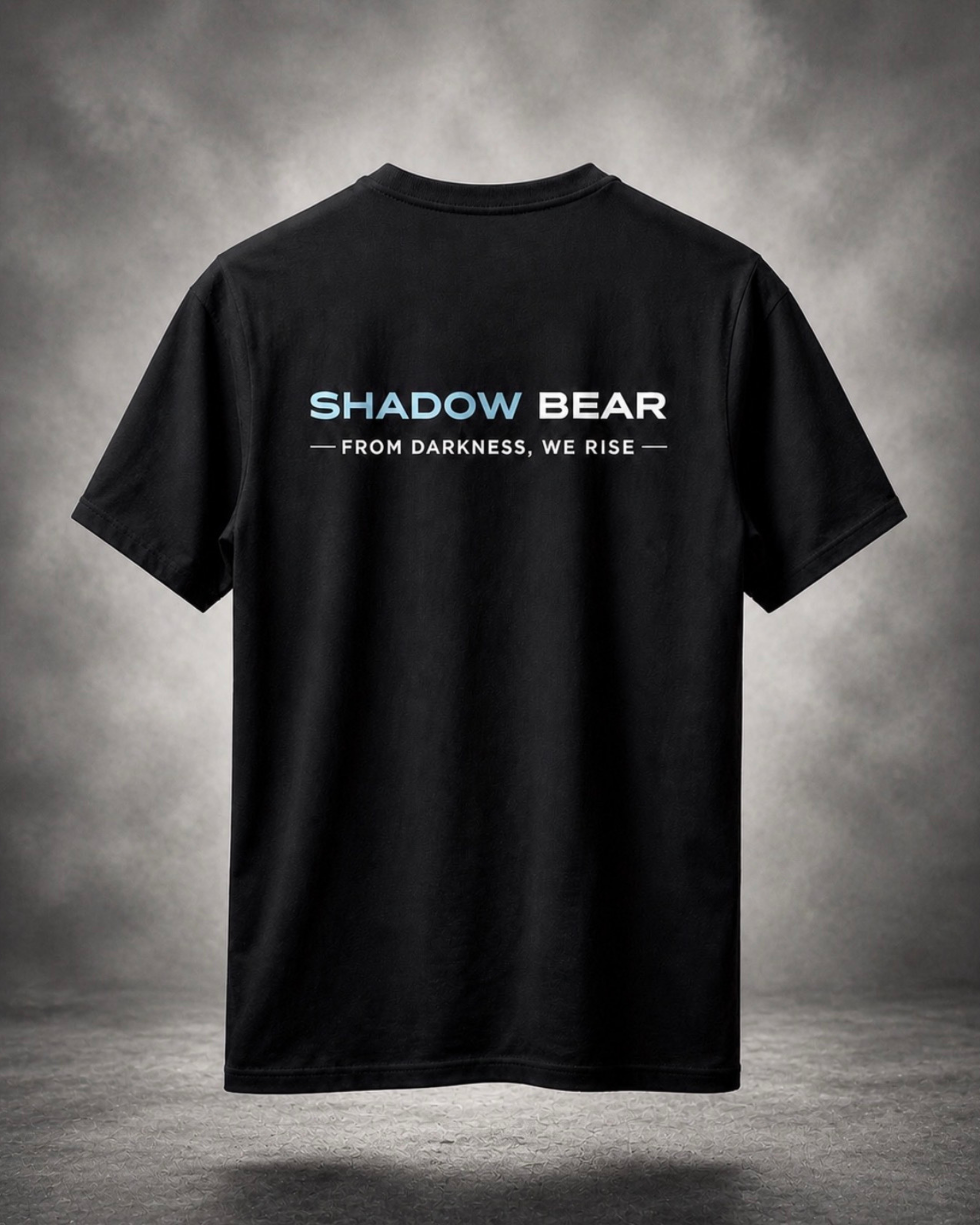 Shadow Bear Tee Black