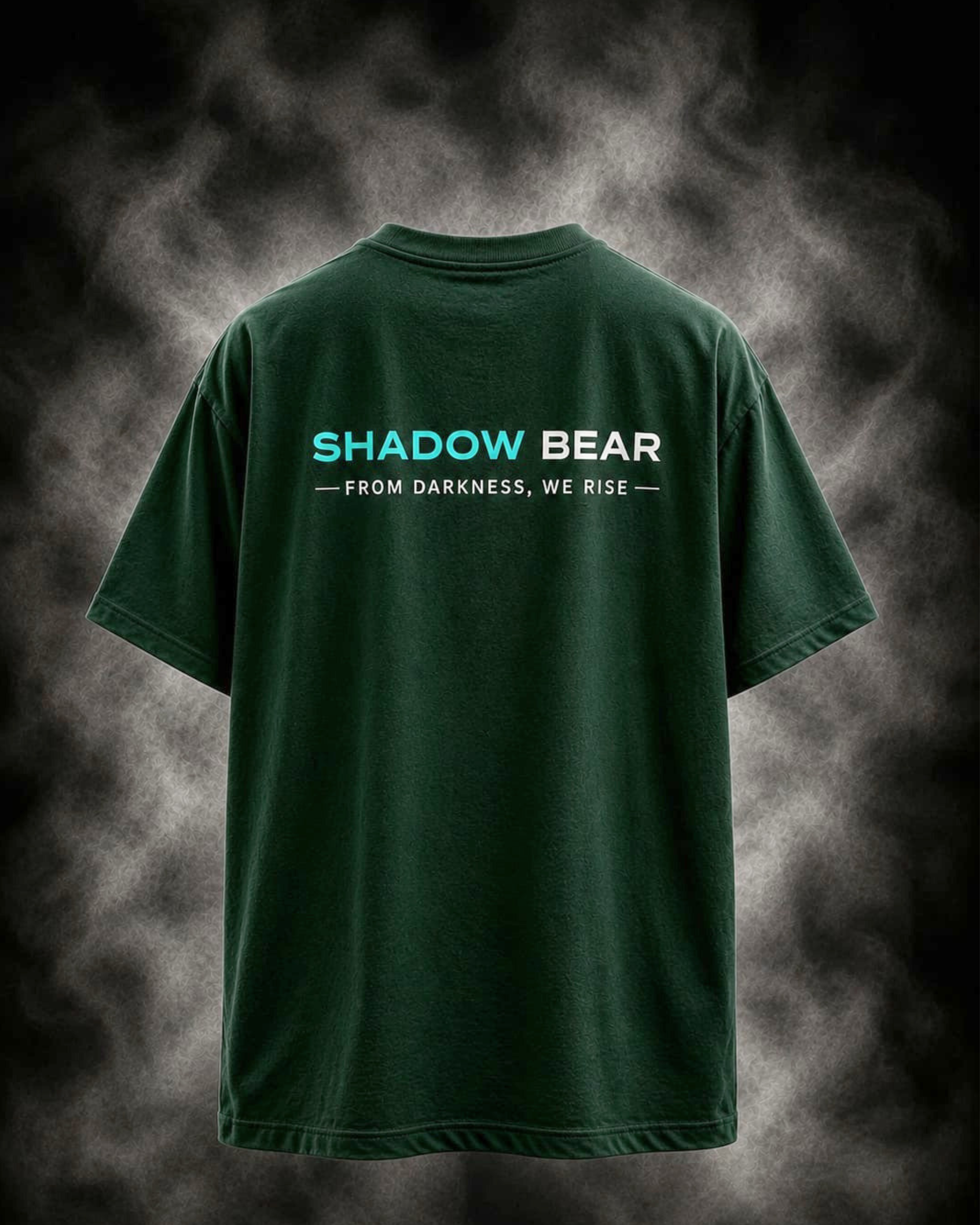 Shadow Bear Green Tee