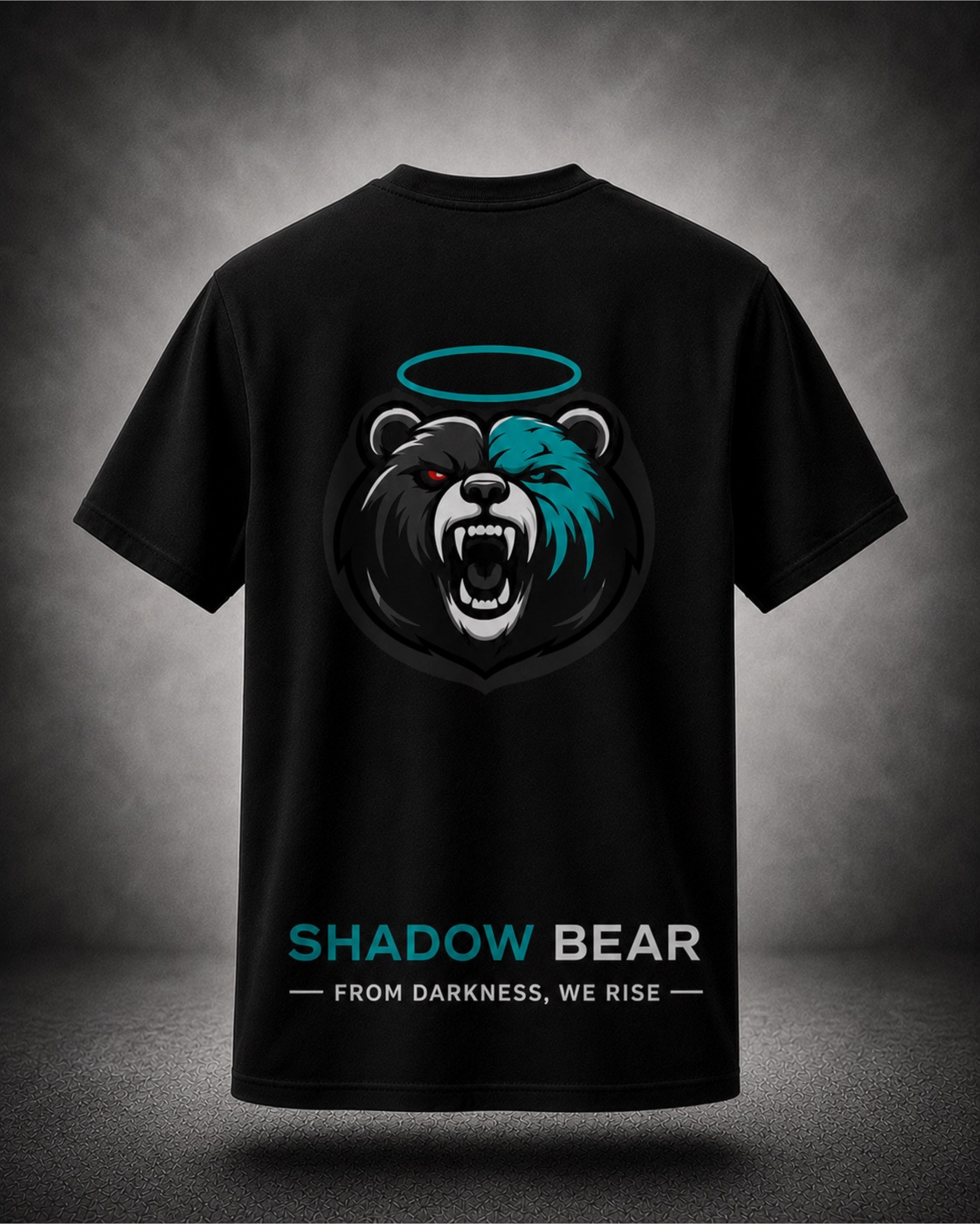 Shadow Bear Black Logo Tee