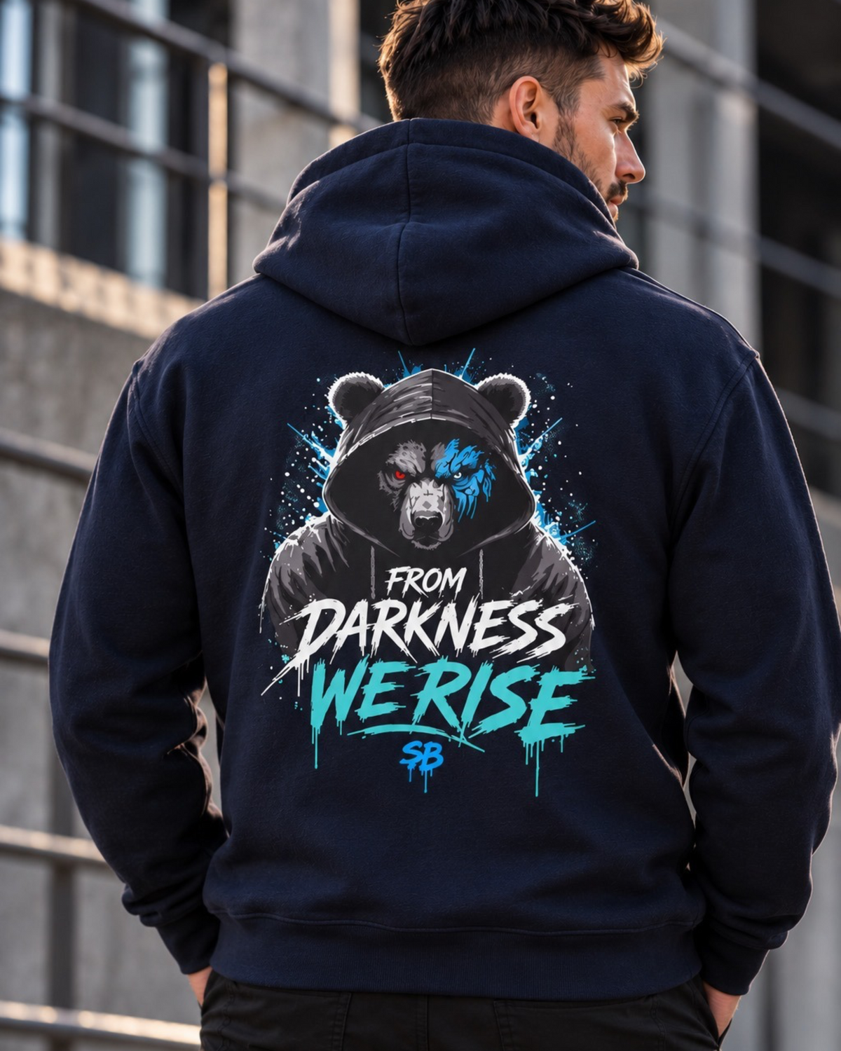 From Darkness We Rise –Dark Blue Unisex Hoodie