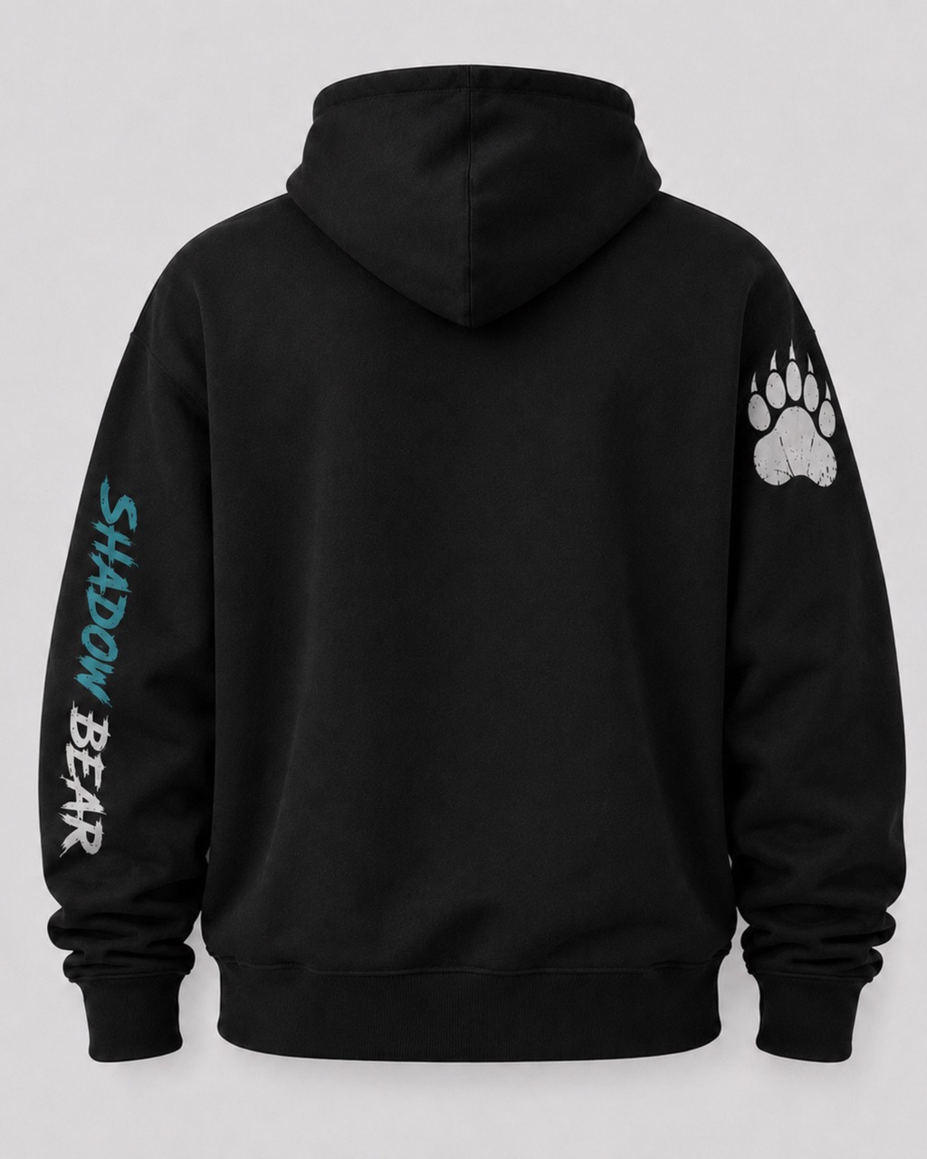 Shadow Bear Signature Hoodie - Black