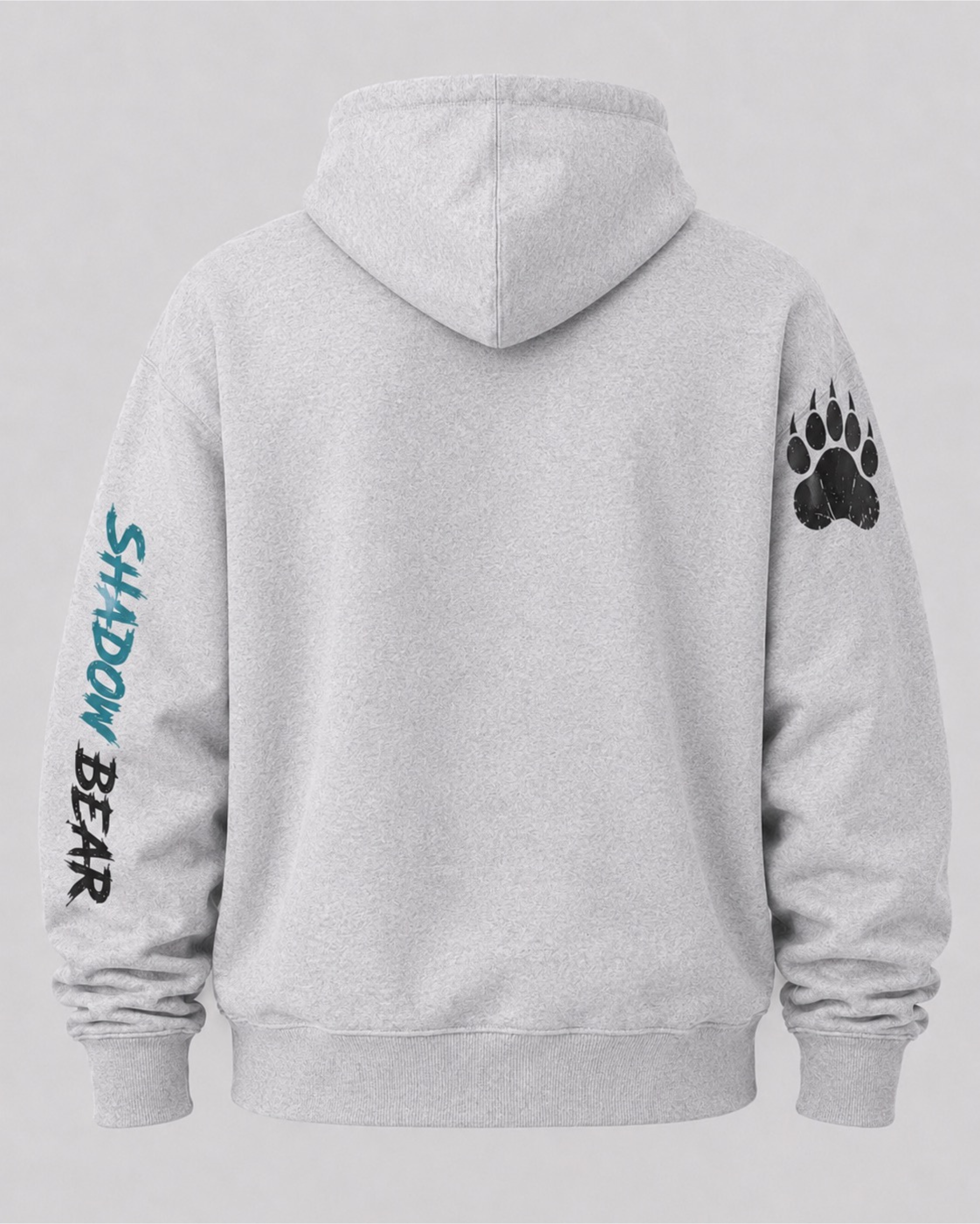 Shadow Bear Signature Hoodie - Grey