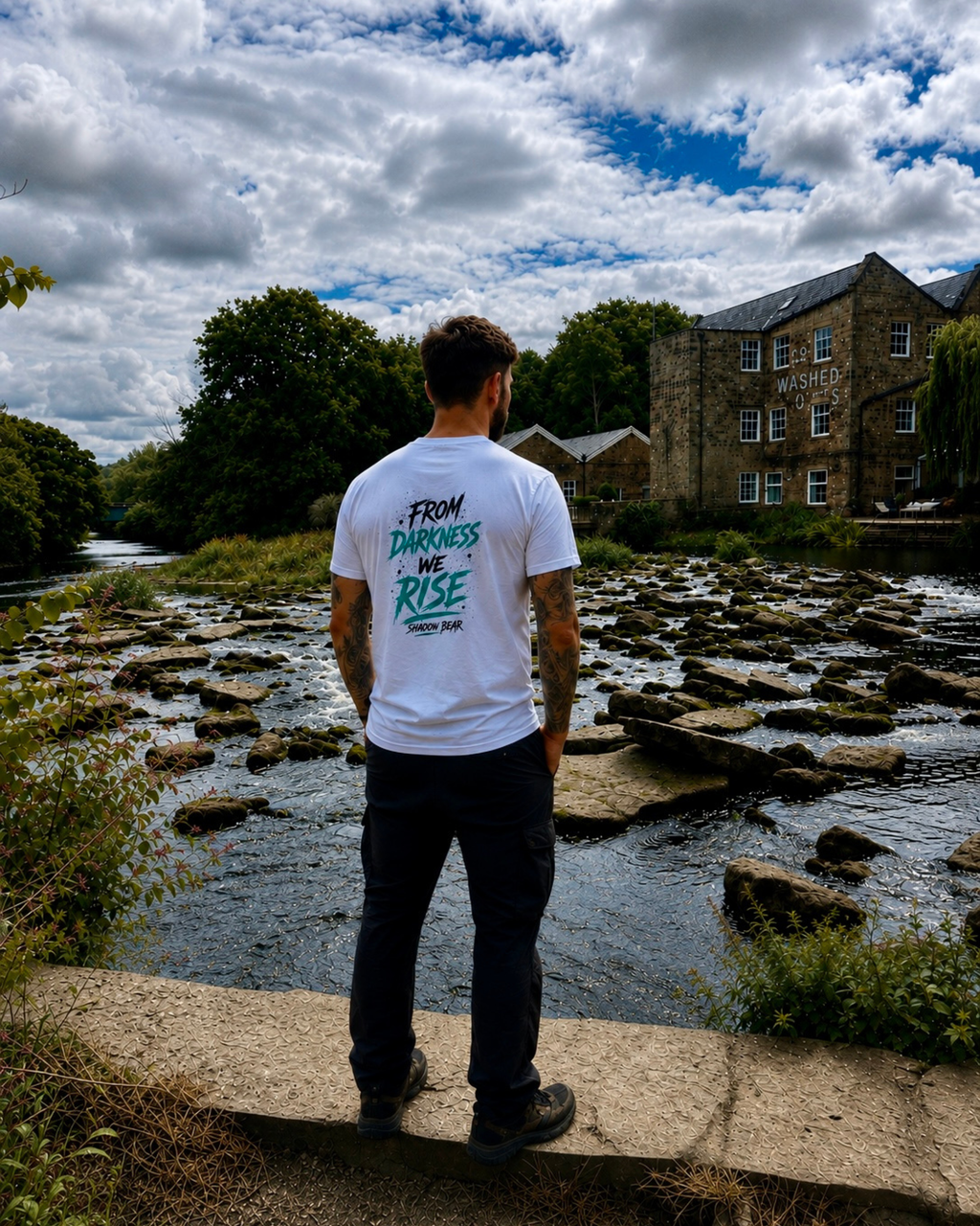 From Darkness We Rise Tee – White